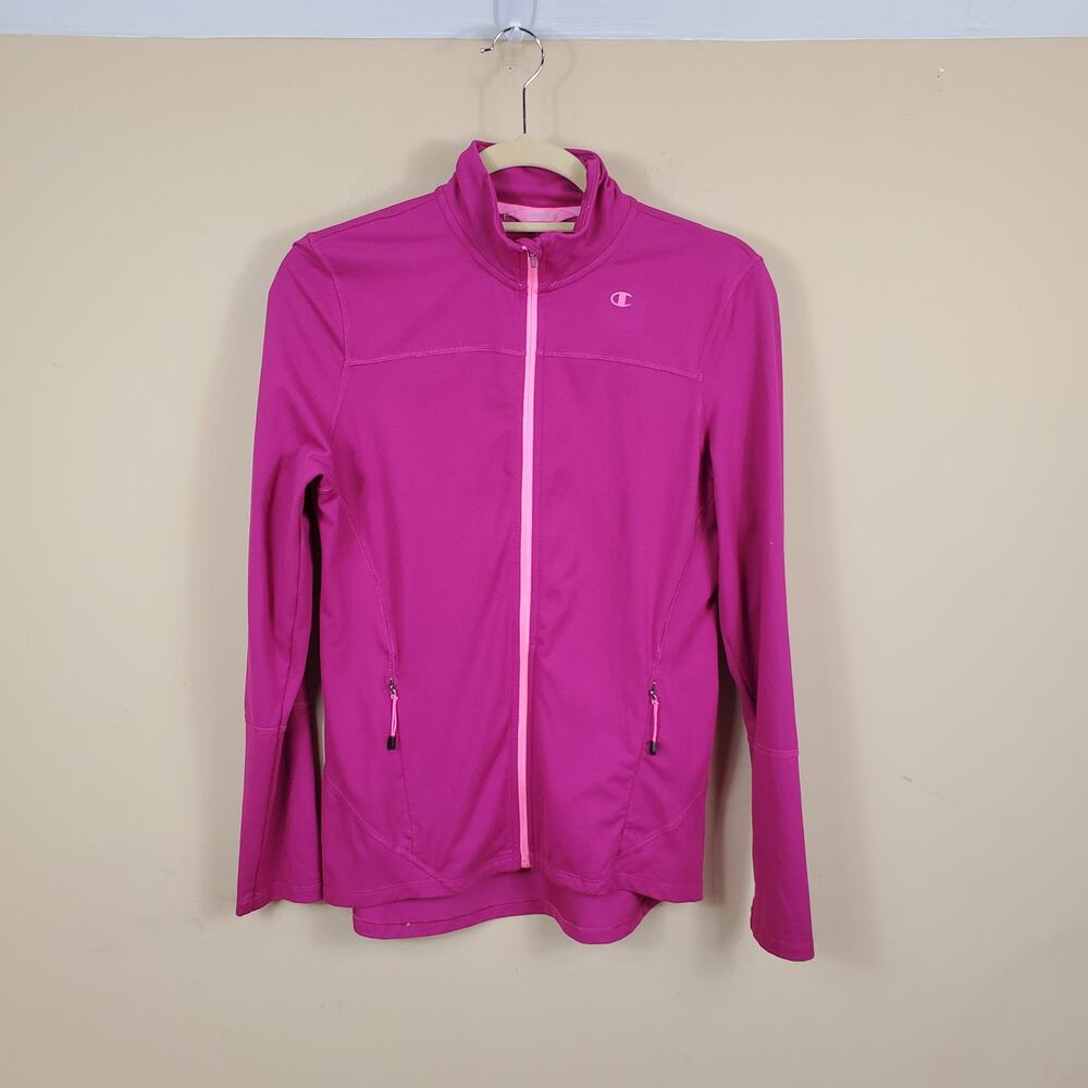 Champion Lightweight Full Zip Jacket in Pink Women's Size M